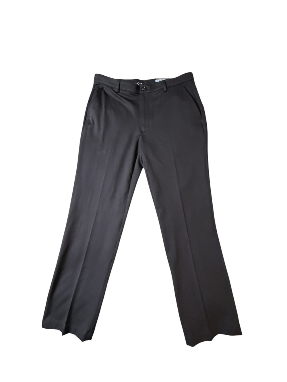 Greg Norman Shark Performance Golf Pants 34x30 Black Stretch Moisture Wicking